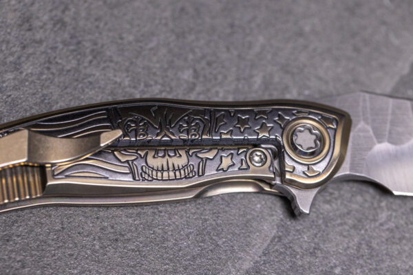 Borka Custom Huli Maka Ti2 Patriot Rock Grind - Image 5