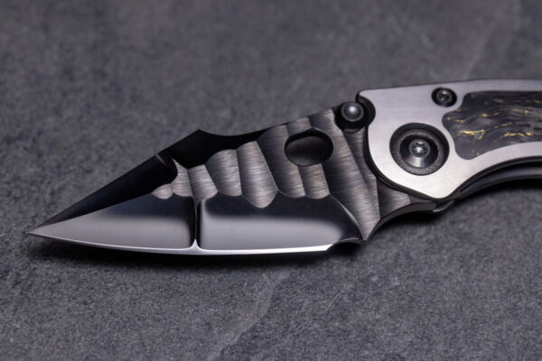 Borka Custom Stitch Star Grind Carbon Fiber Peso Gold Inlay - Image 2